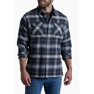 Kuhl Dillingr Flannel Men's LG Long Sleeve Soft Cabincore Style 7186 Hiking NWOT
